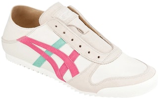 Onitsuka Tiger 鬼塚虎 台灣 Slip-on 舒適 輕便 低筒 跑步鞋 女款 白綠粉拼接 Order Onitsuka Tiger 鬼塚虎 台灣 Slip-on 舒適 輕便 低筒 跑步鞋 女款 白綠粉拼接
