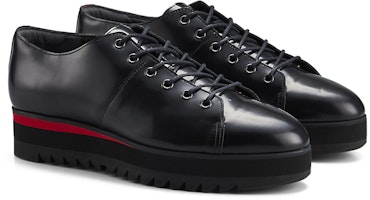 (女款)鬼塚虎綁帶休閒鞋「黑色經典紅」1182A309-001 Order (女款)鬼塚虎綁帶休閒鞋「黑色經典紅」1182A309-001