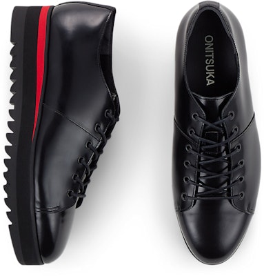 (Women) Onitsuka Tiger Lace-Up Lo 'Black Classic Red' 1182A309-001 Cheap (Women) Onitsuka Tiger Lace-Up Lo 'Black Classic Red' 1182A309-001