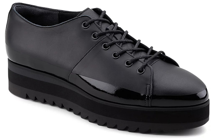 Lookbook (W) 鬼塚虎厚底黑色舒适系带鞋 1182A320-001