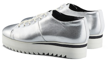 女性銀色Onitsuka Tiger鞋帶運動鞋 1182A309-021 Shop 女性銀色Onitsuka Tiger鞋帶運動鞋 1182A309-021