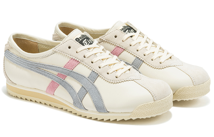 Lookbook (W) オニツカタイガー ランバー66 プレステージ 白青ピンク 1182A096-201