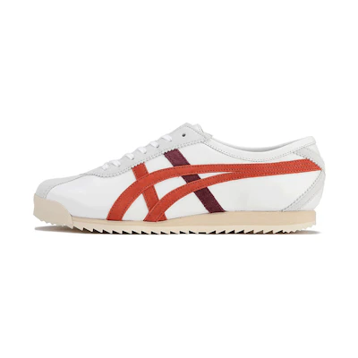 (W) Onitsuka Tiger Limber 66 Prestige Sneakers 'White Orange Red'