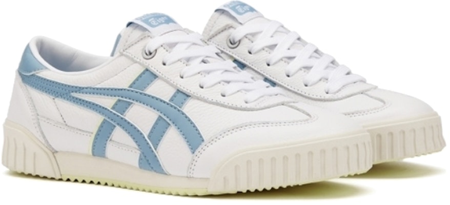 Onitsuka Tiger鬼塚虎 Machuation 休閒 耐磨防滑 低幫 板鞋 女款 白藍 Lookbook Onitsuka Tiger鬼塚虎 Machuation 休閒 耐磨防滑 低幫 板鞋 女款 白藍