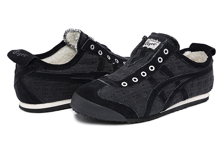 (W) Onitsuka Tiger Mexico 66 'Black Fleece-Lined Low-Top' 圖 3