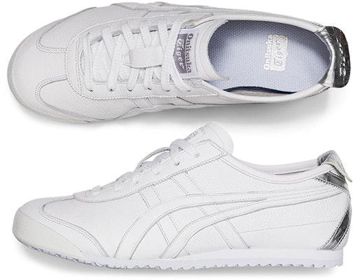 Onitsuka Tiger鬼冢虎 MEXICO 66 防滑 低帮 運動休閒鞋 男女同款 銀白 Purchase Onitsuka Tiger鬼冢虎 MEXICO 66 防滑 低帮 運動休閒鞋 男女同款 銀白