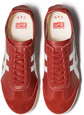 (Women) Onitsuka Tiger Mexico 66 Deluxe 'Burgundy White' 1182A466-600 Details for (Women) Onitsuka Tiger Mexico 66 Deluxe 'Burgundy White' 1182A466-600