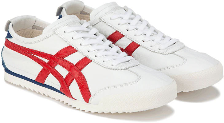 (Women) Onitsuka Tiger Mexico 66 Deluxe 'White Classic Red' 1182A288-103 Order (Women) Onitsuka Tiger Mexico 66 Deluxe 'White Classic Red' 1182A288-103