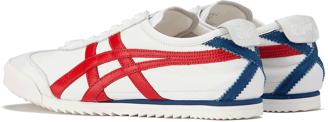 (Women) Onitsuka Tiger Mexico 66 Deluxe 'White Classic Red' 1182A288-103 Shop (Women) Onitsuka Tiger Mexico 66 Deluxe 'White Classic Red' 1182A288-103