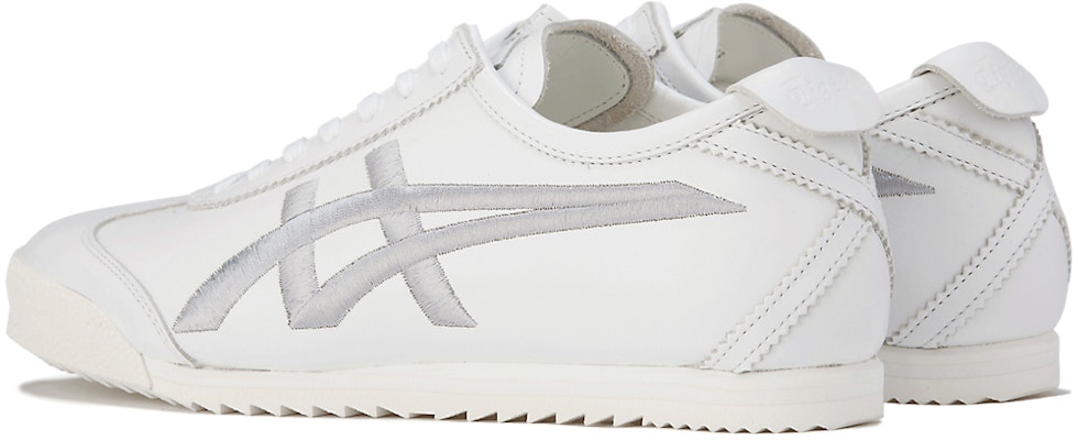 (Women) Onitsuka Tiger Mexico 66 Deluxe 'White Pure Silver' 1182A490-100 Shop (Women) Onitsuka Tiger Mexico 66 Deluxe 'White Pure Silver' 1182A490-100