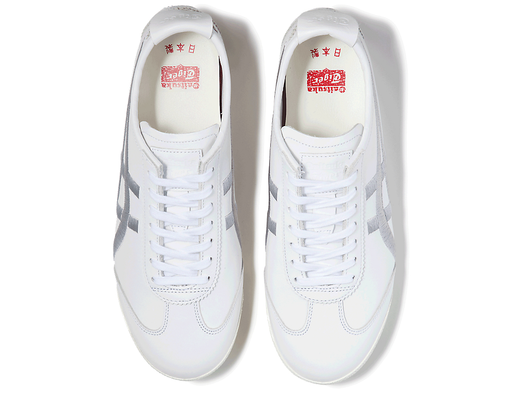 Details for (Women) Onitsuka Tiger Mexico 66 Deluxe 'White Pure Silver' 1182A490-100