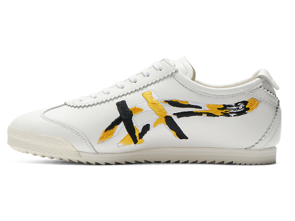 Lookbook （女性）Onitsuka Tiger Mexico 66 Deluxe '白色活力黃' 1182A625-101