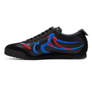 Lookbook (W) Onitsuka Tiger MEXICO 66 DELUXE ZWART/DIRECTOIRE BLAUW 1182A187-001