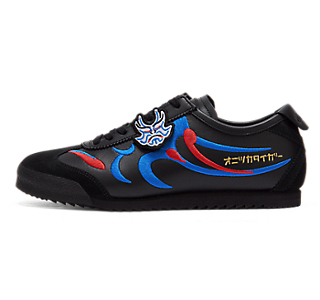 Cheap (W) Onitsuka Tiger MEXICO 66 DELUXE ZWART/DIRECTOIRE BLAUW 1182A187-001