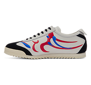 Lookbook (W) Onitsuka Tiger MEXICO 66 DELUXE WIT/VIERVUREN ROOD 1182A187-103