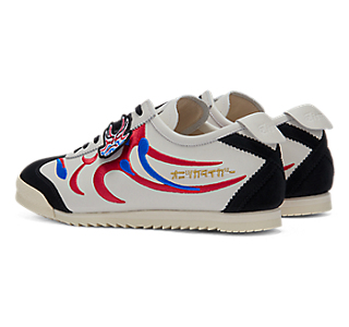 Shop (W) Onitsuka Tiger MEXICO 66 DELUXE WIT/VIERVUREN ROOD 1182A187-103