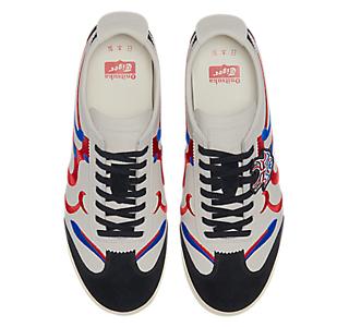Details for (W) Onitsuka Tiger MEXICO 66 DELUXE WIT/VIERVUREN ROOD 1182A187-103