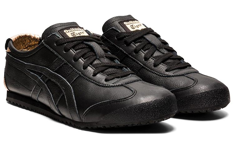 Order (W) Sepatu Lari Onitsuka Tiger Mexico 66 Hitam/Emas 1182A204-001
