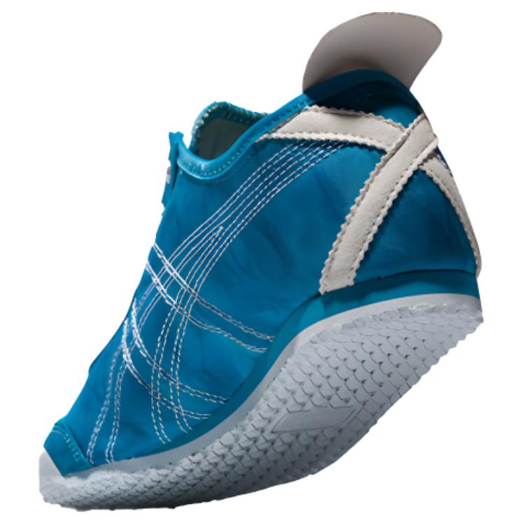 Shop (W) 鬼冢虎 墨西哥66款 无带懒人鞋 '中蓝白' D5N6N-4201