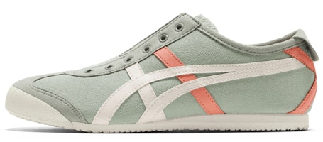 (Women) Onitsuka Tiger MEXICO 66 Slip-on Shoes 'Cream Olive Green' 1182A087-301 (Women) Onitsuka Tiger MEXICO 66 Slip-on Shoes 'Cream Olive Green' 1182A087-301