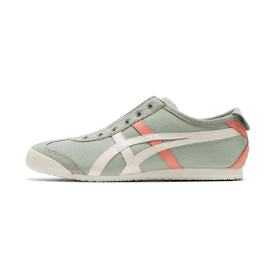 (W) Onitsuka Tiger MEXICO 66 Slip-on Shoes 'Cream Olive Green'