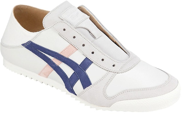 (Women) Onitsuka Tiger Mexico 66 Slip-On Shoes 'White Blue' 1182A052-100 Order (Women) Onitsuka Tiger Mexico 66 Slip-On Shoes 'White Blue' 1182A052-100