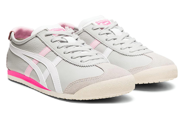 Lookbook (W) Onitsuka Tiger Mexico 66 Putih/Kelabu/Merah 1182A078-020