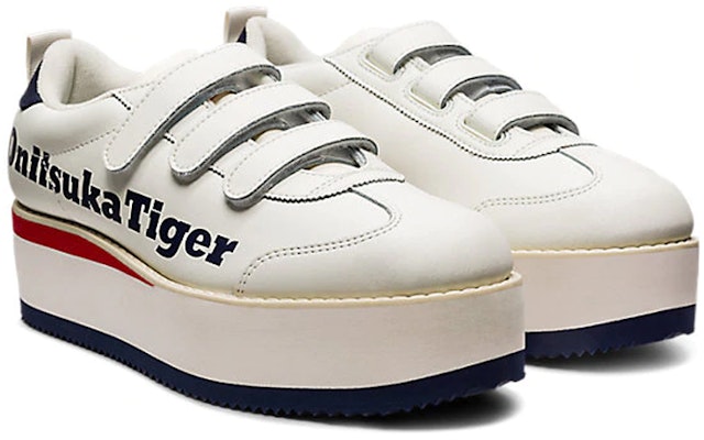 (Women) Onitsuka Tiger Mexico Delegation Chunk 'Cream Peacoat' 1182A207-112 Lookbook (Women) Onitsuka Tiger Mexico Delegation Chunk 'Cream Peacoat' 1182A207-112