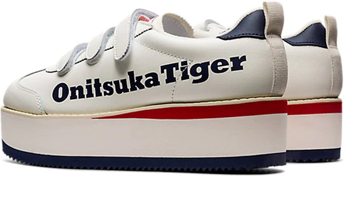 (Women) Onitsuka Tiger Mexico Delegation Chunk 'Cream Peacoat' 1182A207-112 Shop (Women) Onitsuka Tiger Mexico Delegation Chunk 'Cream Peacoat' 1182A207-112