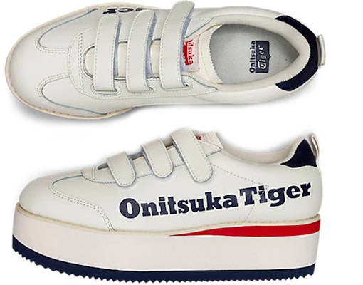 (Women) Onitsuka Tiger Mexico Delegation Chunk 'Cream Peacoat' 1182A207-112 Sizing (Women) Onitsuka Tiger Mexico Delegation Chunk 'Cream Peacoat' 1182A207-112