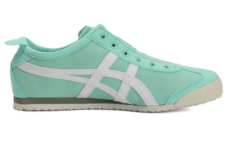 Order Onitsuka Tiger鬼塚虎 MEXICO 66 SLIP-ON 經典休閒 低筒 慢跑鞋 女款 綠色