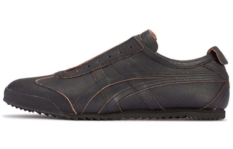 (Women) Onitsuka Tiger Mexico Slip-On Deluxe 'Black Brown' 1182A313-021