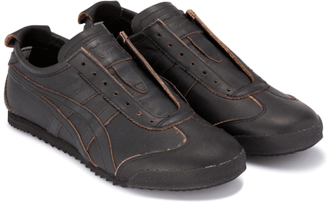 (Women) Onitsuka Tiger Mexico Slip-On Deluxe 'Black Brown' 1182A313-021 Order (Women) Onitsuka Tiger Mexico Slip-On Deluxe 'Black Brown' 1182A313-021