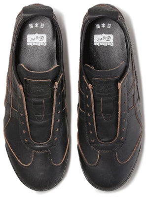 (W) 鬼冢虎 Mexico 一脚蹬豪华版 '黑棕' 1182A313-021 Lookbook (W) 鬼冢虎 Mexico 一脚蹬豪华版 '黑棕' 1182A313-021