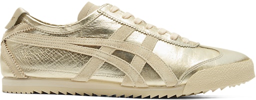 (Women) Onitsuka Tiger NIPPON MADE MEXICO 66 DELUXE PURE GOLD/CREAM 1182A467-200 (Women) Onitsuka Tiger NIPPON MADE MEXICO 66 DELUXE PURE GOLD/CREAM 1182A467-200