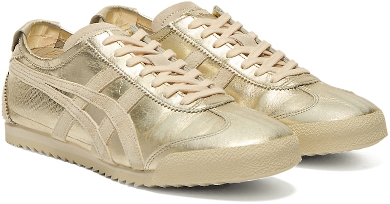 (Women) Onitsuka Tiger NIPPON MADE MEXICO 66 DELUXE PURE GOLD/CREAM 1182A467-200 Order (Women) Onitsuka Tiger NIPPON MADE MEXICO 66 DELUXE PURE GOLD/CREAM 1182A467-200