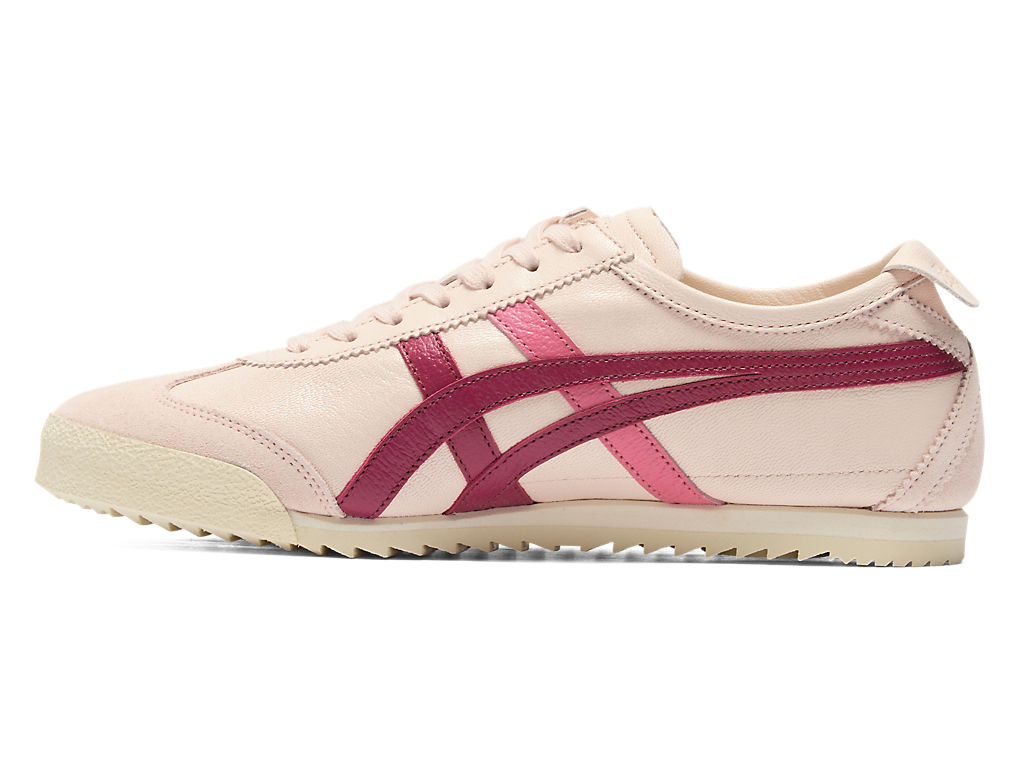 Lookbook (W) 오니츠카 타이거 니폰 메이드 멕시코 66 디럭스 진저 피치/푸시아 레드 1182A466-700