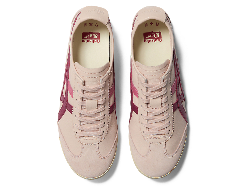 Details for (W) 오니츠카 타이거 니폰 메이드 멕시코 66 디럭스 진저 피치/푸시아 레드 1182A466-700