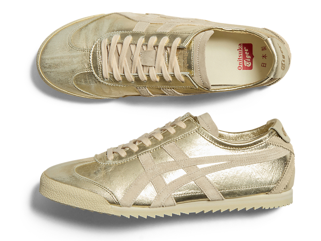 Cheap (W) Onitsuka Tiger 日本製 MEXICO 66 DELUXE 純金/奶油 1182A467-200