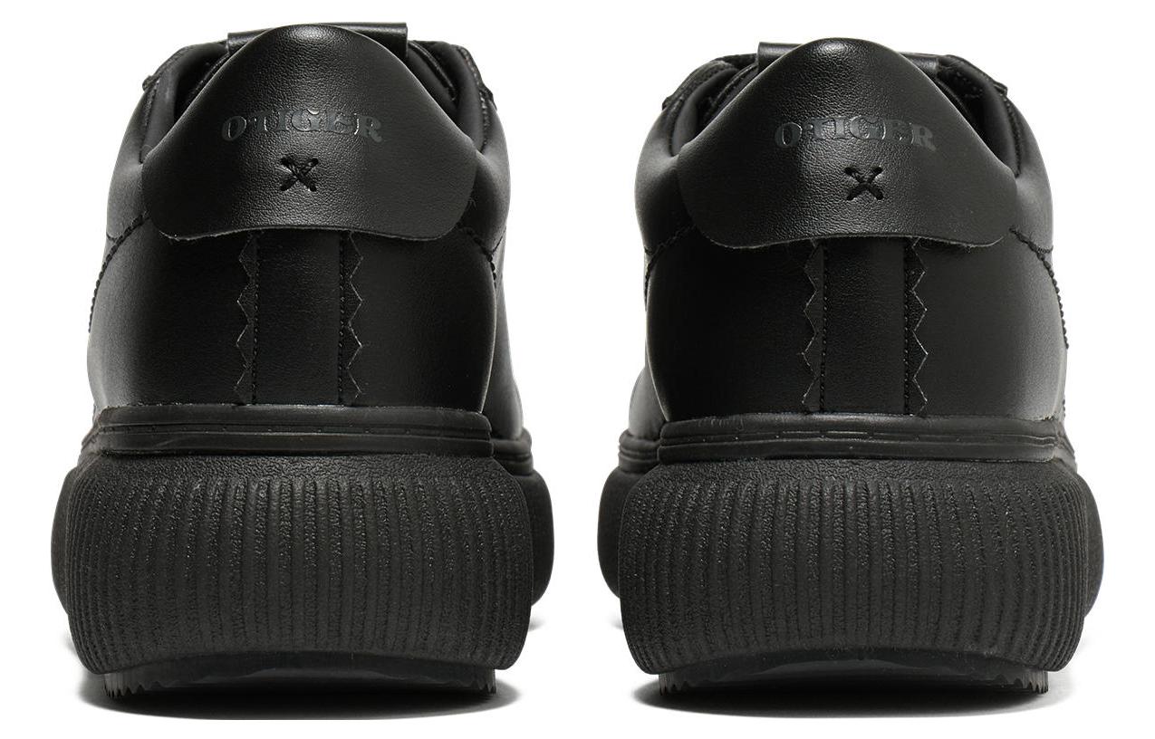 Purchase Onitsuka Tiger鬼塚虎 圓頭繫帶 耐磨 低幫 板鞋 女款 黑色