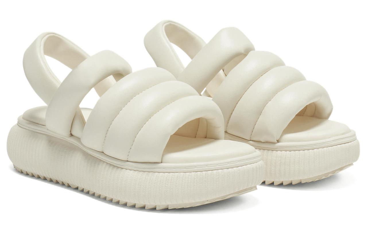 Lookbook Onitsuka Tiger鬼塚虎 舒適圓頭套腳 沙灘涼鞋 女款 白色