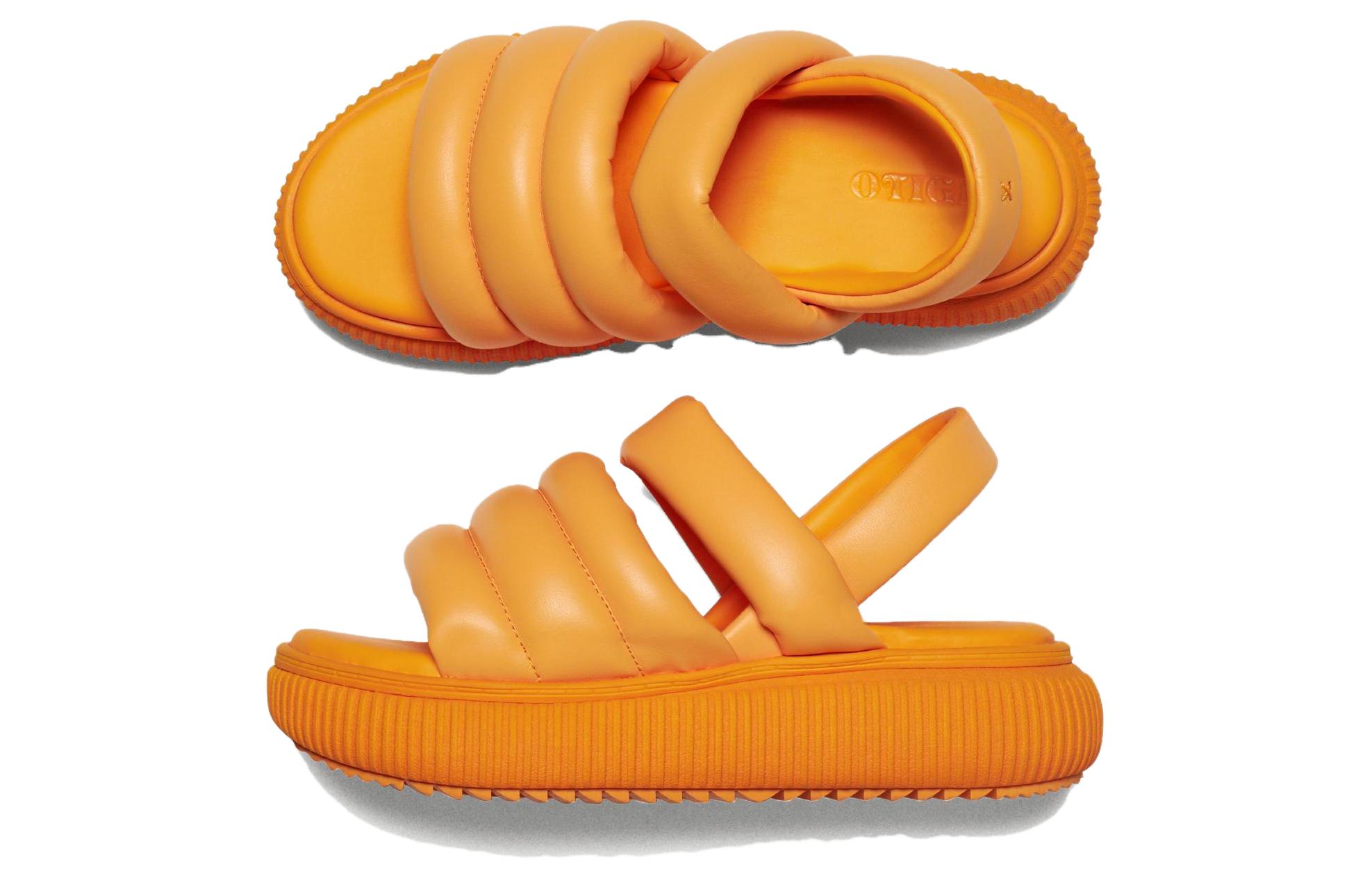 Shop Onitsuka Tiger鬼塚虎 防水透氣 舒適百搭 沙灘涼鞋 女款 橘色