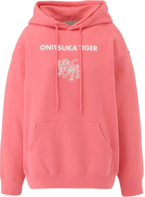 (W) Sudadera Deportiva Casual de Manga Larga Onitsuka Tiger Roja con Capucha 2182B259-700 Order (W) Sudadera Deportiva Casual de Manga Larga Onitsuka Tiger Roja con Capucha 2182B259-700