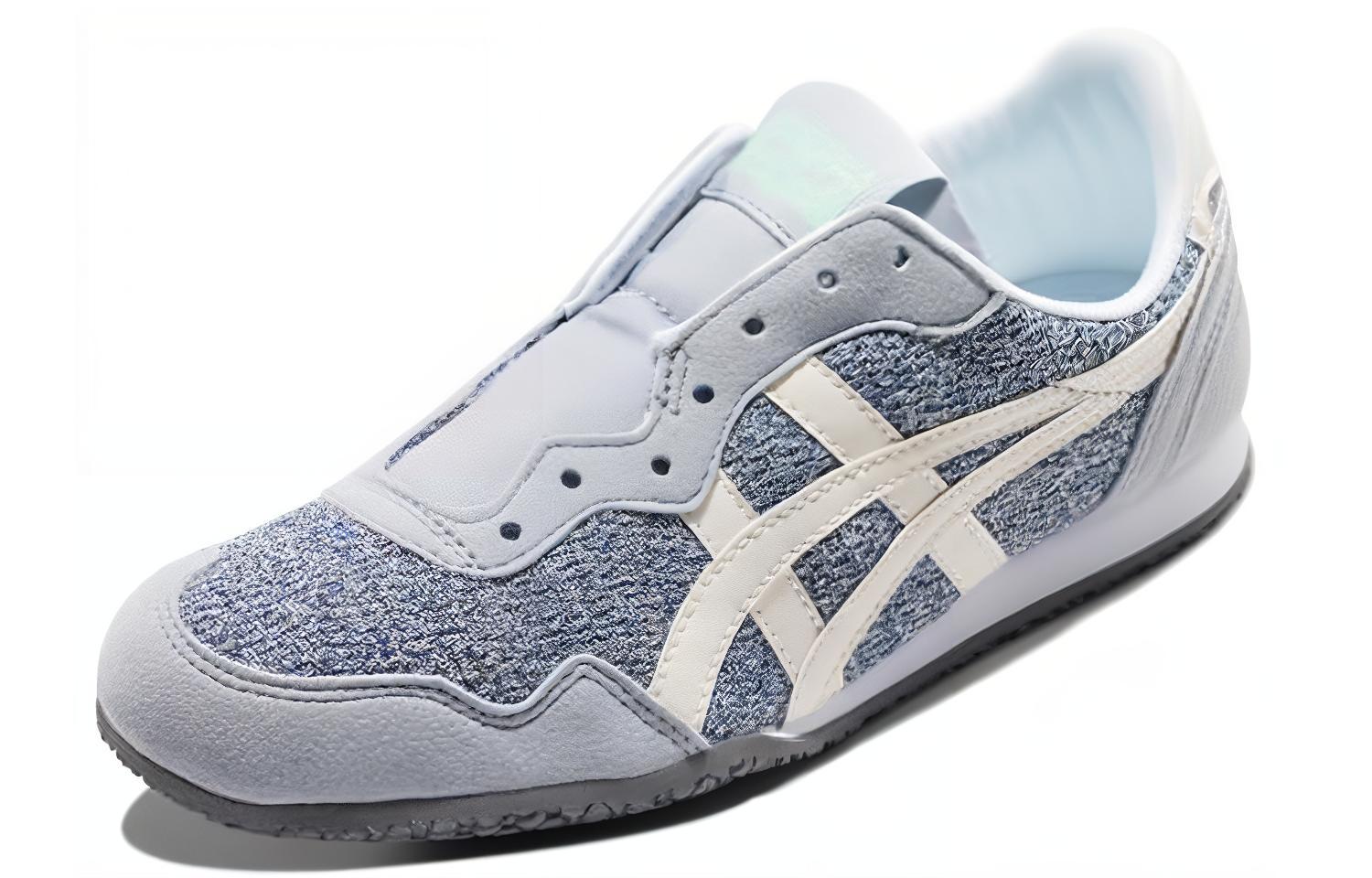 Order (W) Onitsuka Tiger Serrano Slip On Sepatu 'Carbon Blue White' 1182A036-020