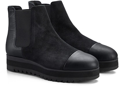 (W) 鬼冢虎侧面弹性靴高筒'黑炭' 1182A158-001 Order (W) 鬼冢虎侧面弹性靴高筒'黑炭' 1182A158-001