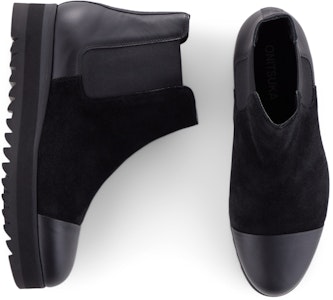 (W) 鬼冢虎侧面弹性靴高筒'黑炭' 1182A158-001 Cheap (W) 鬼冢虎侧面弹性靴高筒'黑炭' 1182A158-001