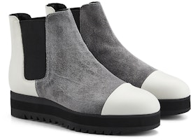 (W) 鬼冢虎侧松紧带高筒靴'碳白' 1182A158-020 Order (W) 鬼冢虎侧松紧带高筒靴'碳白' 1182A158-020