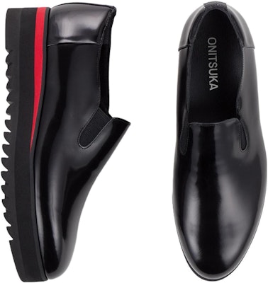 (Women) Onitsuka Tiger Slip-on 'Black Red' 1182A291-004 Shop (Women) Onitsuka Tiger Slip-on 'Black Red' 1182A291-004