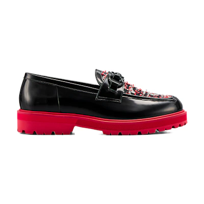 (W) Onitsuka Tiger THE ONITSUKA BIT LOAFER BLACK/CLASSIC RED