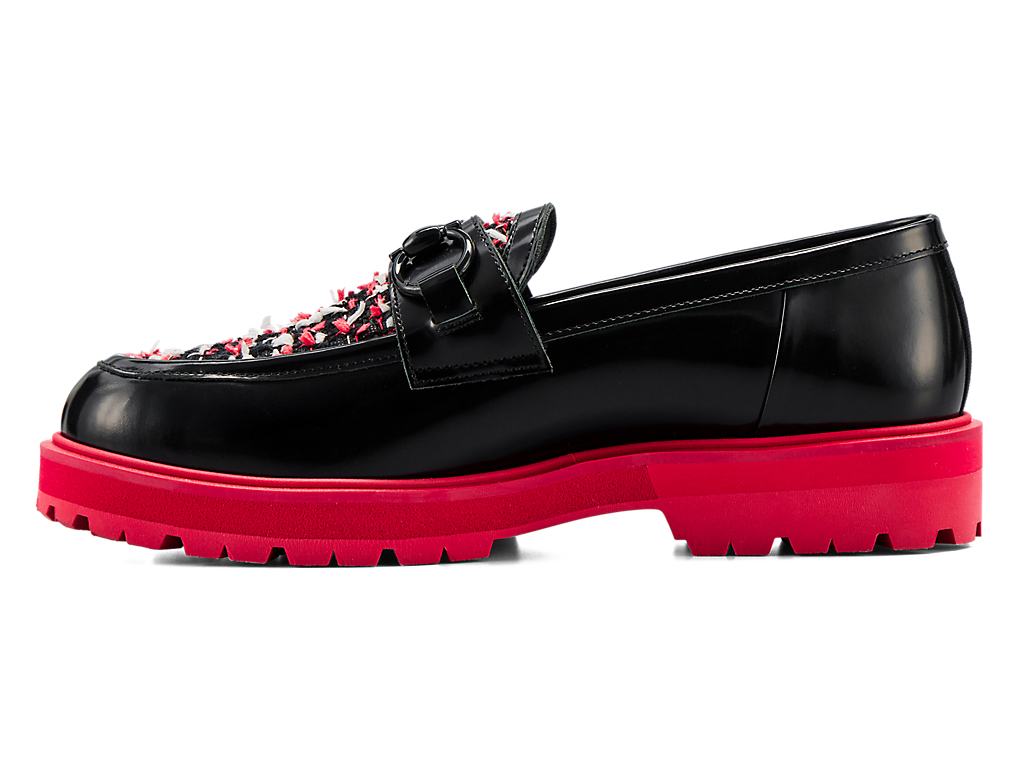 Lookbook (W) 鬼塚虎 THE ONITSUKA 紳士便鞋 黑/經典紅 1182A680-002